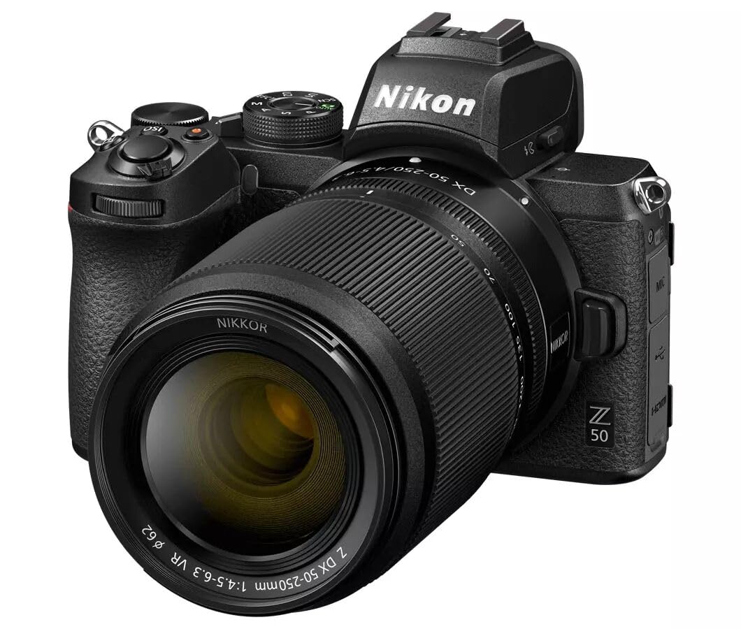Amazon.com : Nikon Z50 + Z DX 16-50mm + Z DX 50-250mm Mirrorless