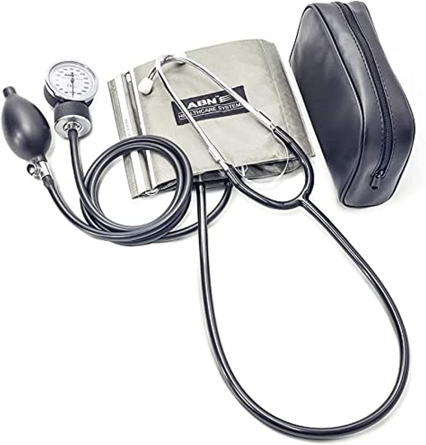 ABN Home BP Kit Aneroid Sphygmomanometer with Free Stethoscope