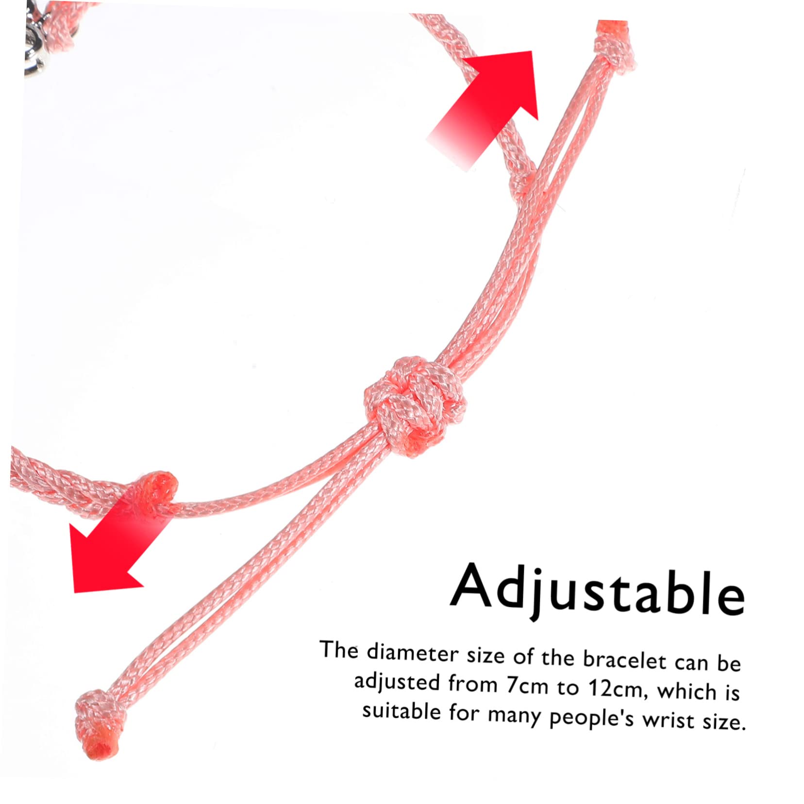 Abaodam 10piezas Pulseras Tejidas Ajustables Con Para Parejas De Joyería Para Hombres y Mujeres Ocasiones Especiales y San Valentín