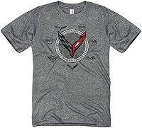 Vista 1 de Camiseta Corvette Next Generation C1-C8 Generation: Heather Graphite, Gris