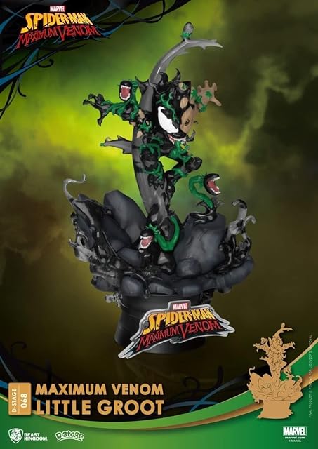 Foto 3 de 4 de Beast Kingdom Maximum Venom: Little Groot DS-068 D-Stage Estatua, Multicolor