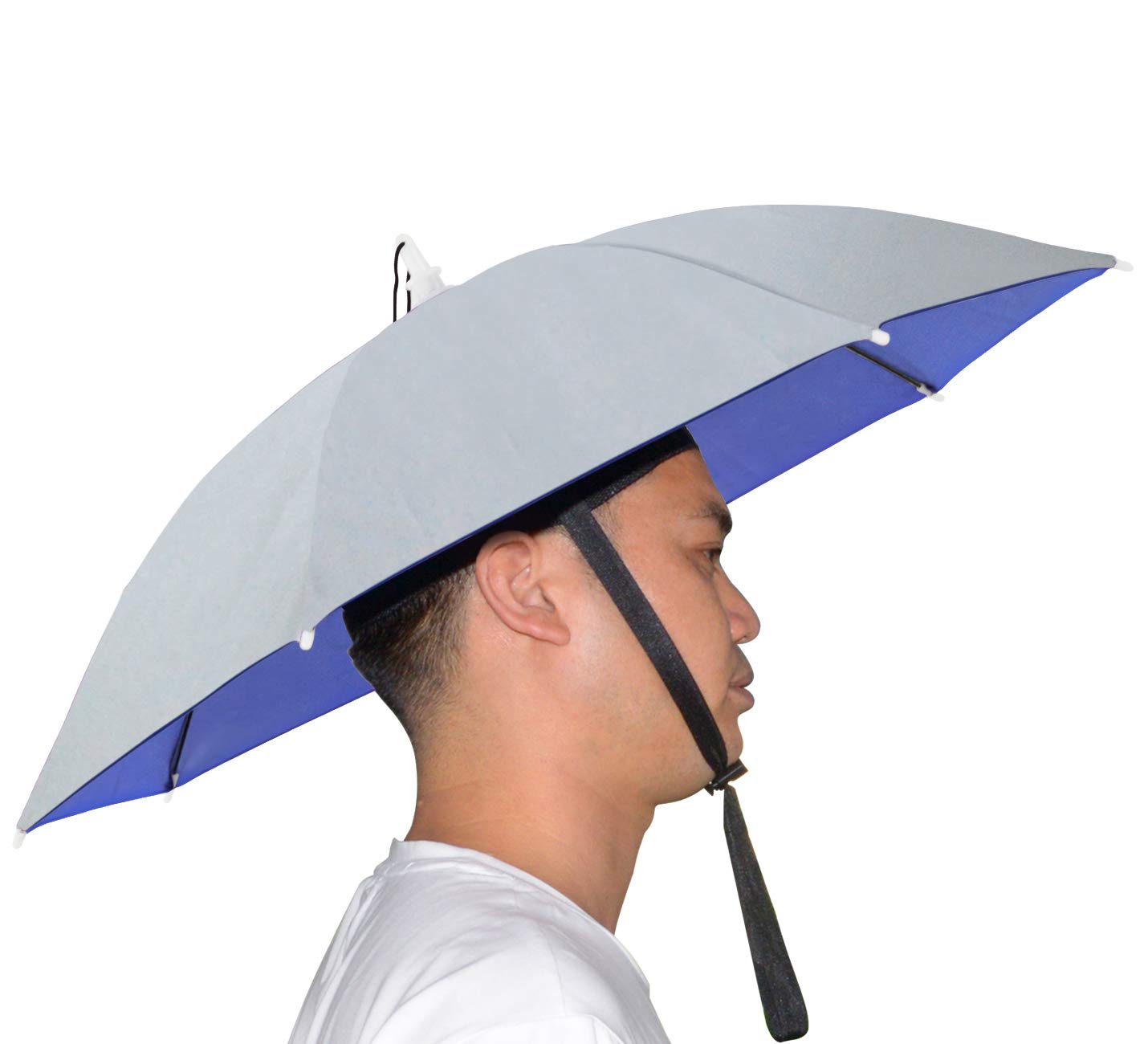 NEW-Vi Umbrella Hat Adult and Kids Folding Cap for Beach Fishing Golf Party Headwear