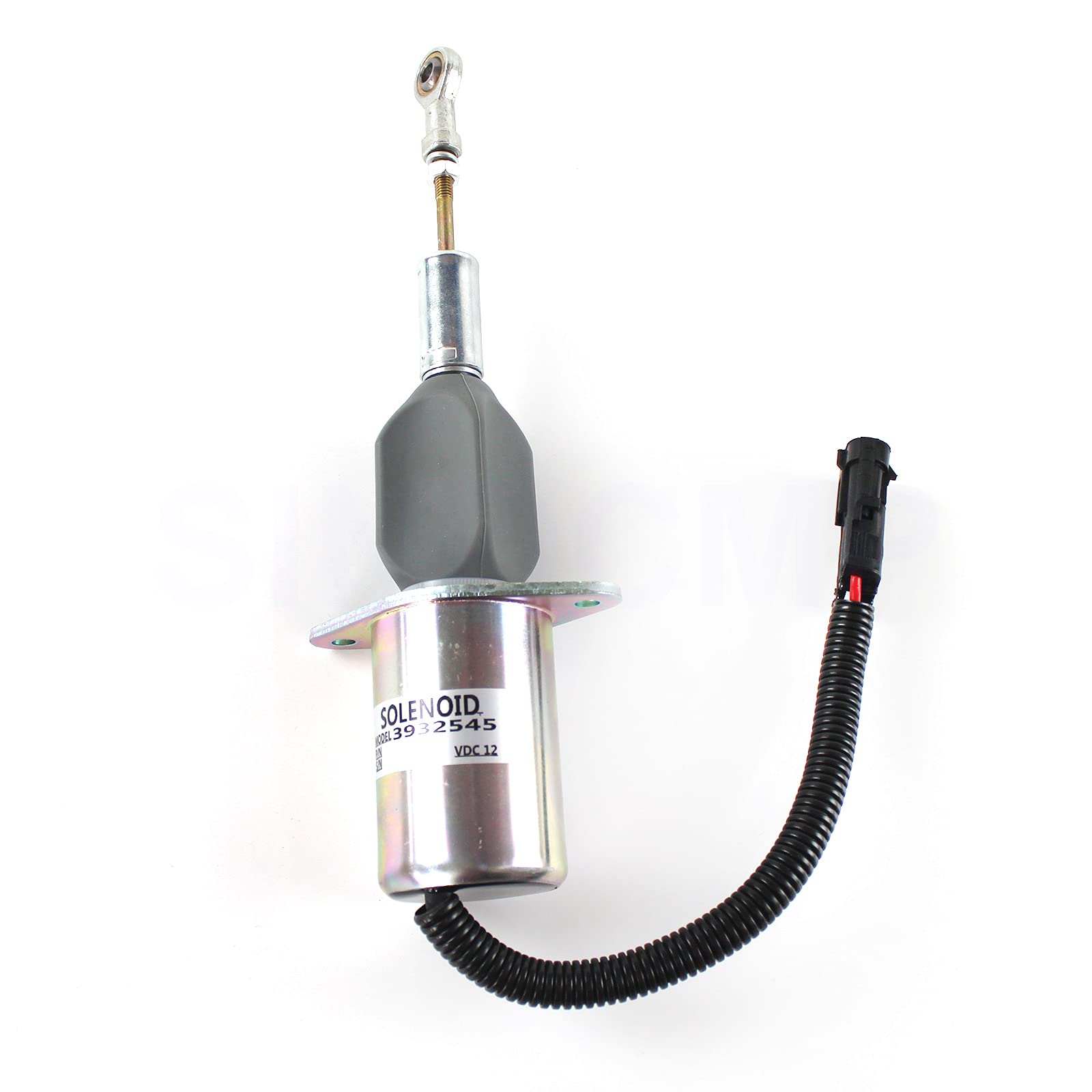 3932545 SA-4639-12 Solenoide 12V- SINOCMP Solenoide de apagado para motor Cummins 6B 5.9L, 3 meses de garantía
