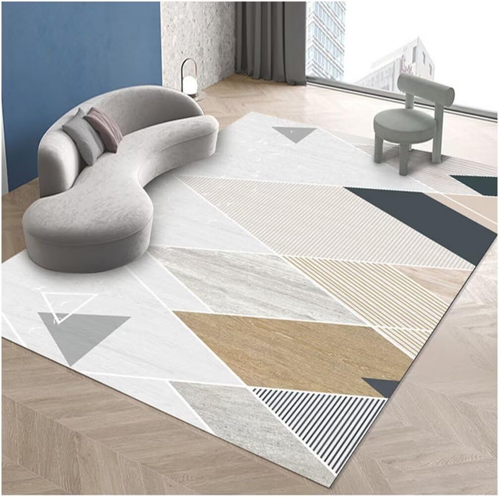 Tapis chambre grand tapis gris moderne pour sublimer un coin ado fille