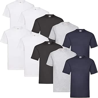 Magliette Uomo Fruit Of The Loom - Confezione Da 5 In Cotone Ringspun | Morbide E Comfortevoli - Foto 8