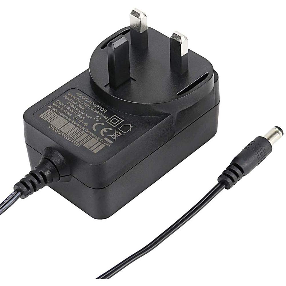 JOYLIT 12V 2A UK Power Adapter AC 230V to DC 2.1mm X 5.5mm Plug