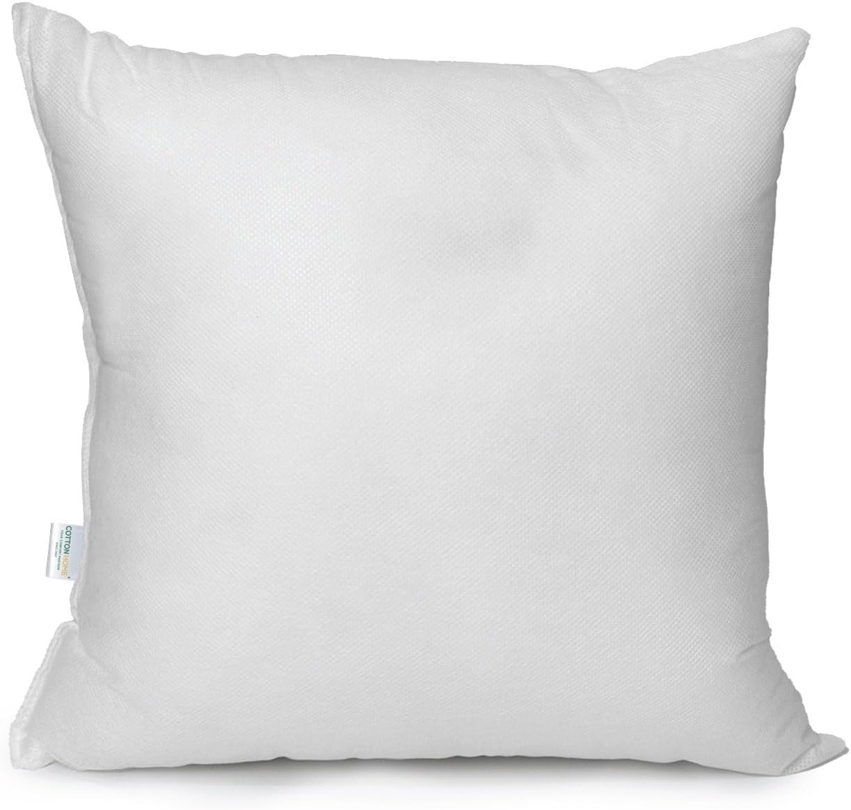 Cotton Home Casual Bedding Throw Pillows Insert Cushion Filler Outer Cover Non Woven Hollowfiber Filling 500 gm Ultra Soft Fiber Size 50x50cm / 20x20inch Cushion Inserts Home Decor | White (Pack of 1)
