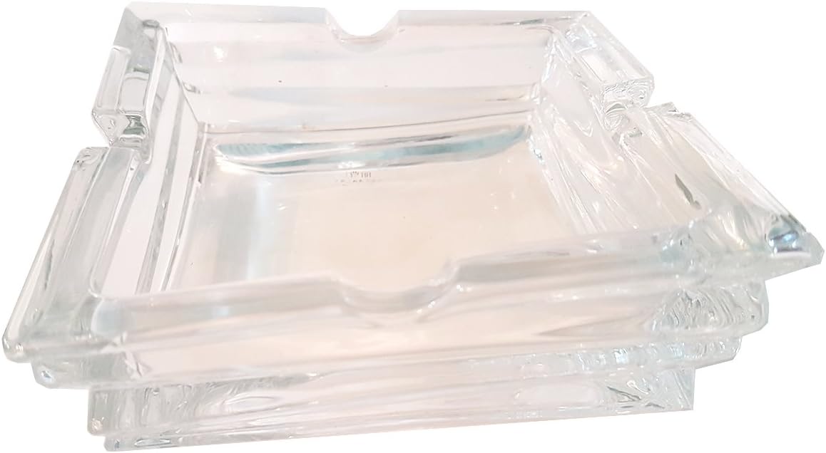 Favola Classic Glass, Ash Tray, White
