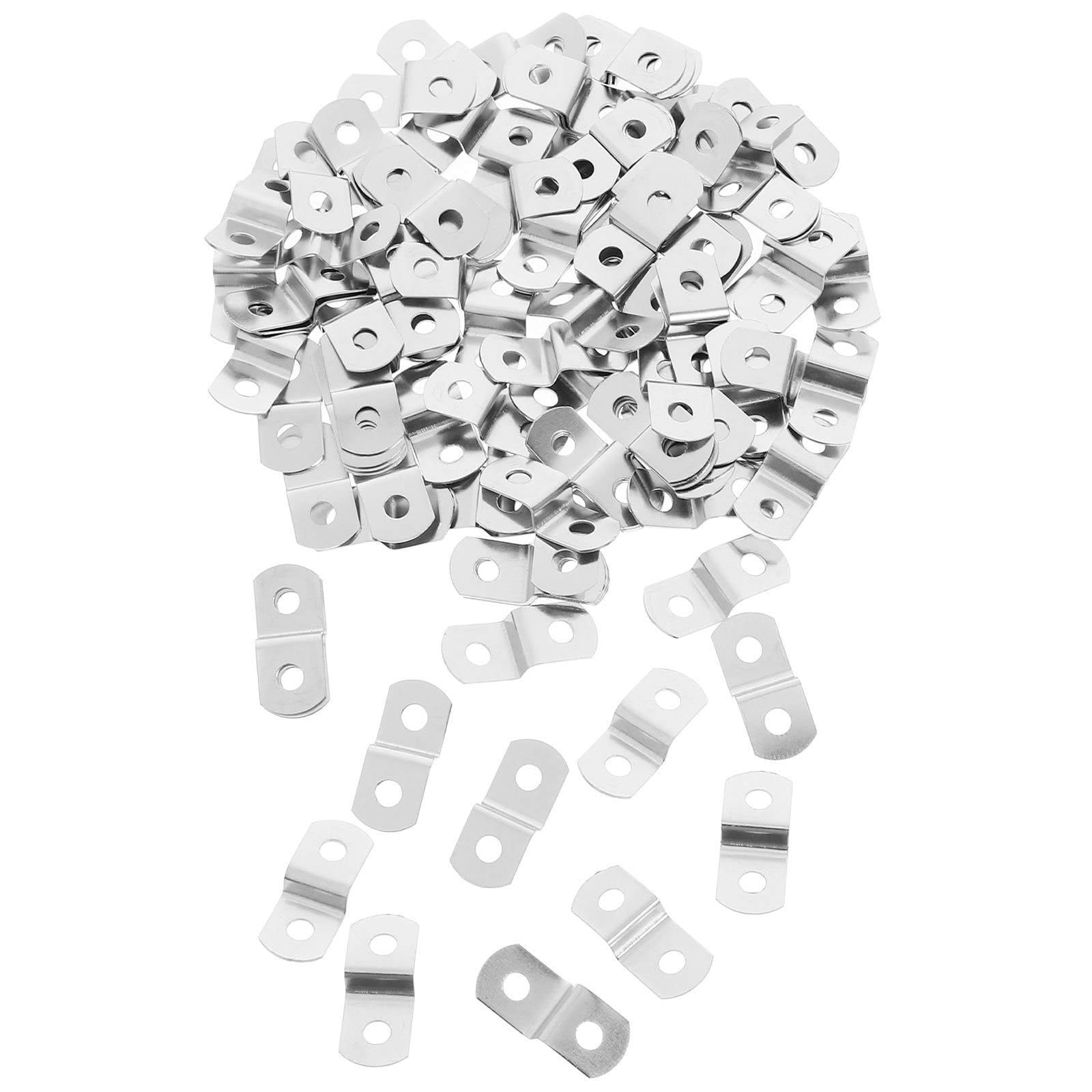 Offset Canvas Clips Z Fixing Clips Corner Connectors Photo Frame Fastener for Mirror Cabinet Table Desk Use(360pcs)