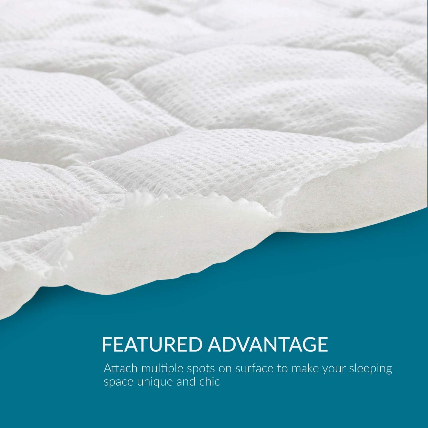 Bedsure Twin XL Mattress Pad Deep Pocket - Quilted Mattress Cover Extra Long for College Dorm PillowTop Hospital Mattress Protector, Fitted Sheet Mattress Cover, 39x80 inches, White : Home & Kitchen