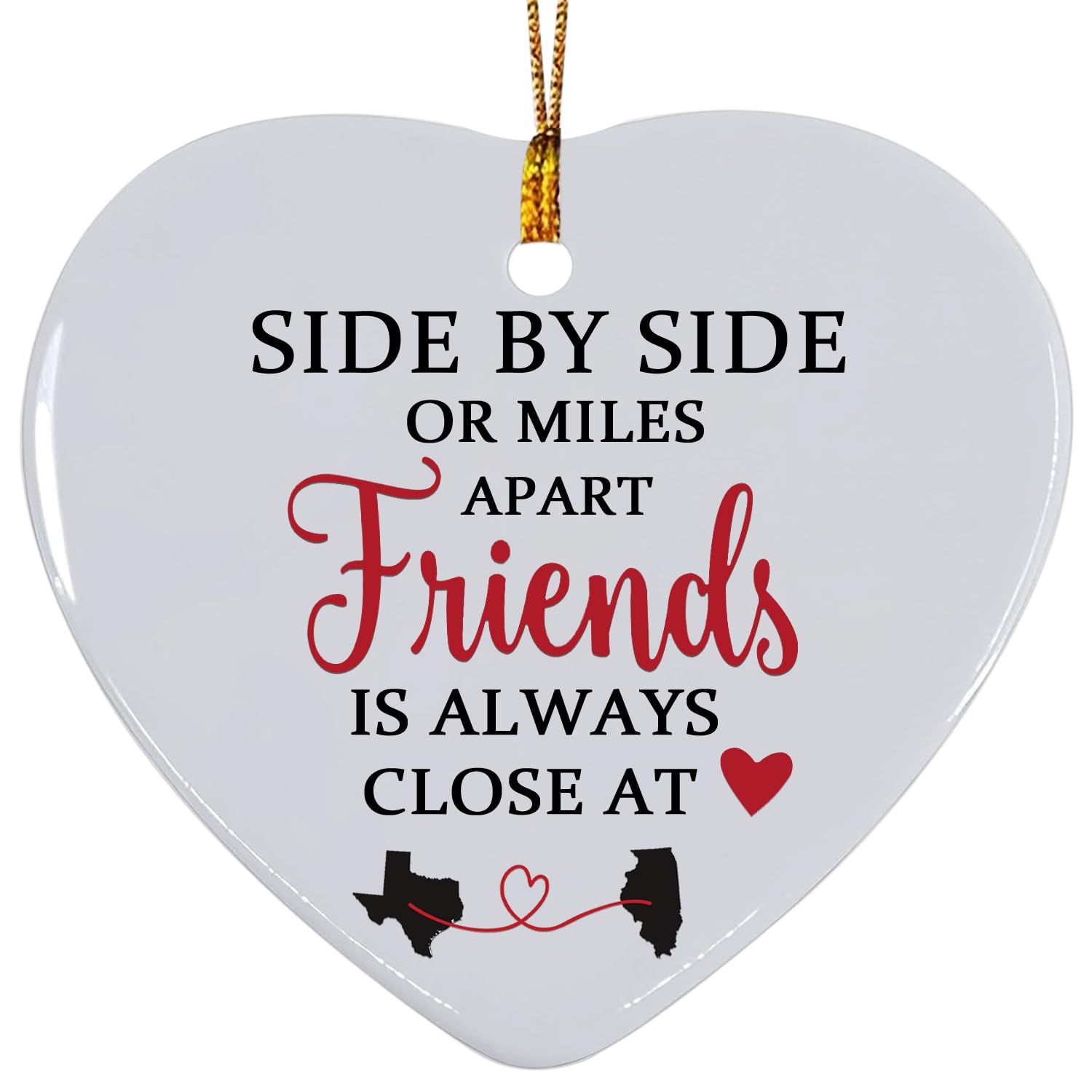 Friends Christmas Ornaments 2025, Best Friend Ornaments for Women, Gifts for Best Friends, Friendship Gifts for Women, Gift for Long Distance Friends