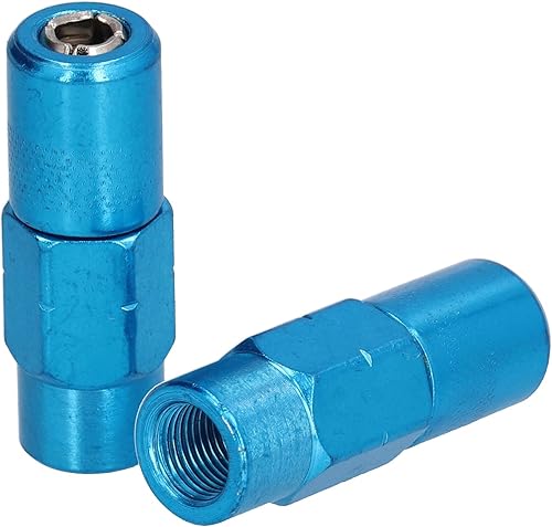 Miniatura 8 de 2 piezas de boquilla de grasa de boca plana con autobloqueo, boquilla de ajuste de boquilla de acoplador de grasa estándar, manguera de lubricación,