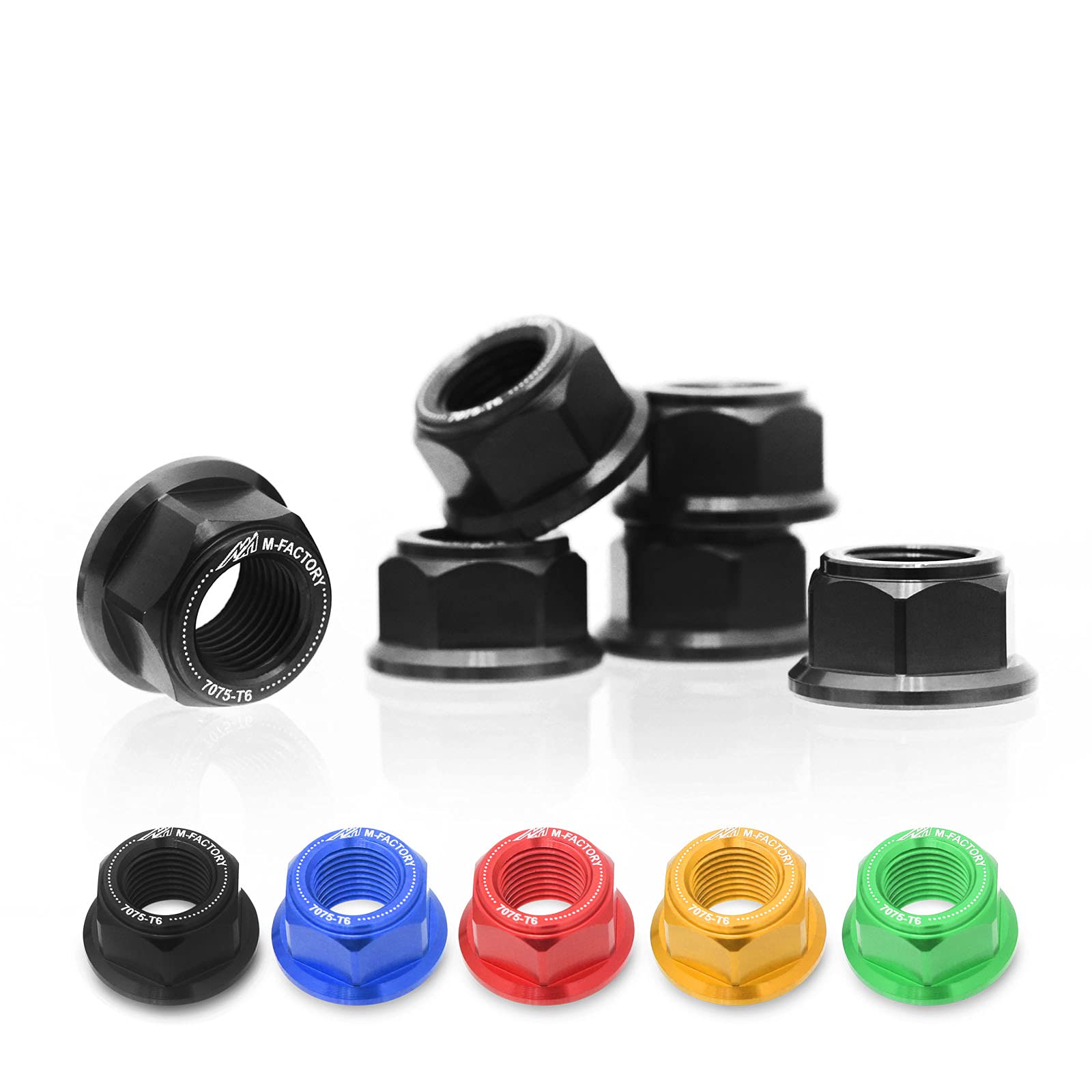 Amazon | ブラックCNCレーシングリアスプロケットナットセット ホンダ 