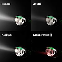 Vista 4 de Energizer Vision Linterna Frontal LED Recargable, Linterna Frontal LED Brillante Resistente al Agua para Exteriores, Equipo de Campamento