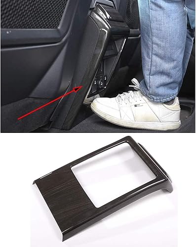 YIWANG Cubierta de marco de ventilación de aire acondicionado ABS para asiento trasero de automóvil, 1 unidad para Land Rover Discovery Sport 2015