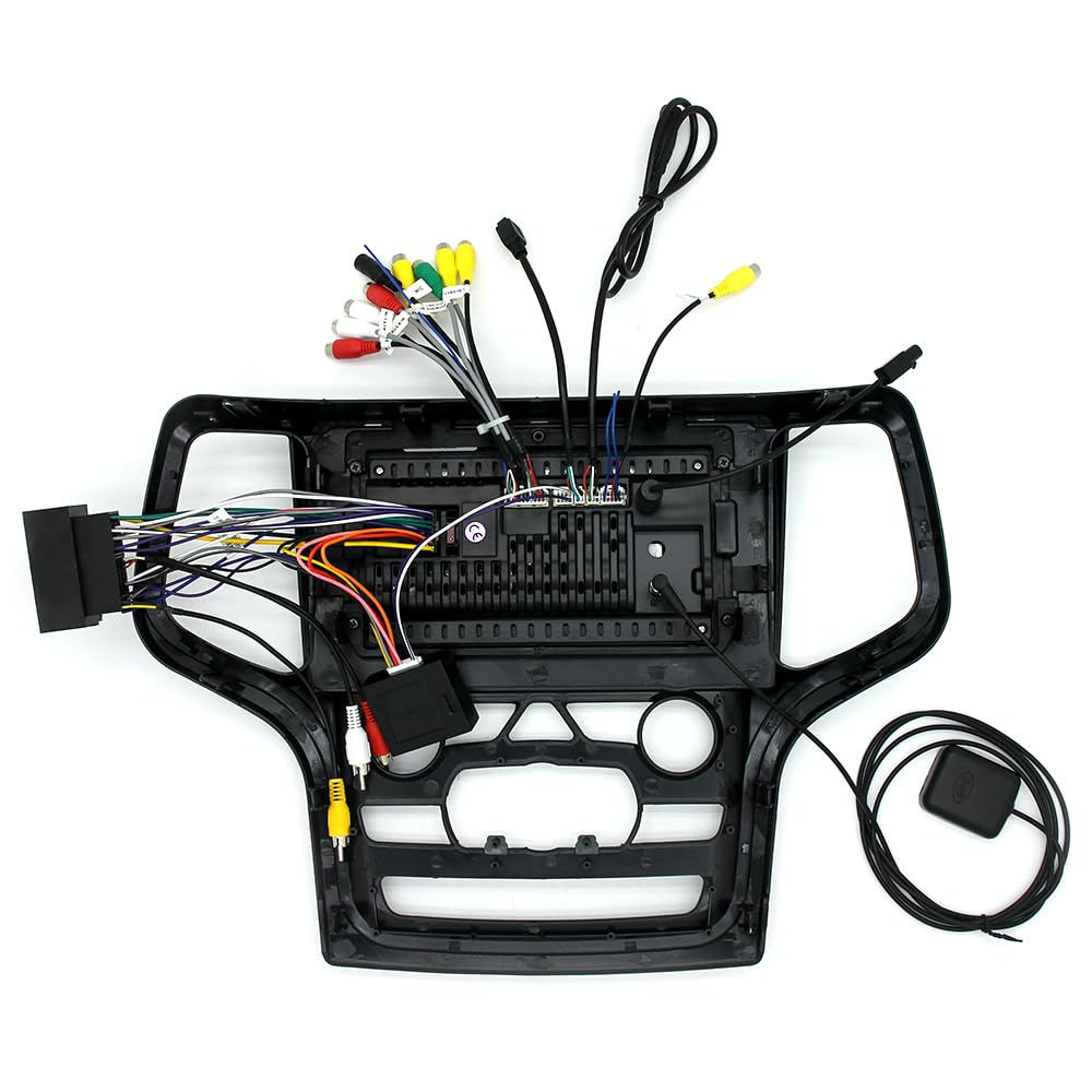 Android 13 10Inch HD Touch Screen Compatible with Jeep Grand Cherokee 2014-2022 Radio Car Audio Multimedia Receiver w/Carplay Android Auto GPS Radio Navigation AHD Camera, 2+32G