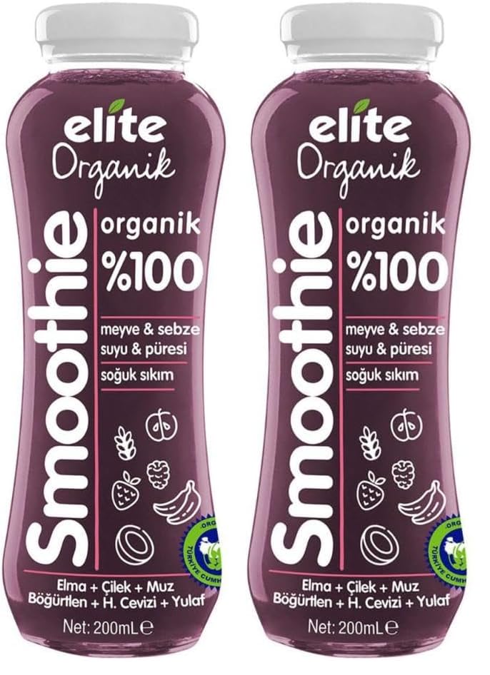 Elite organic Smoothie Mor 200 ml (2 paketi)