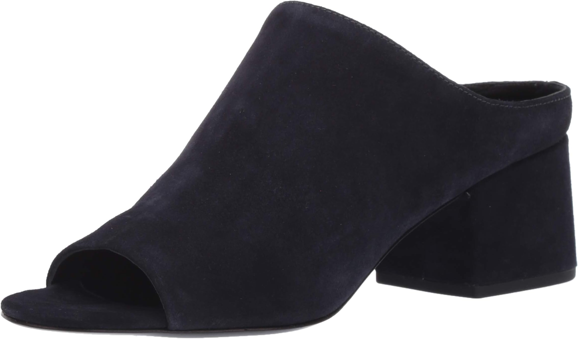 Women's Cube Open Toe Slip on Heeled Sandal