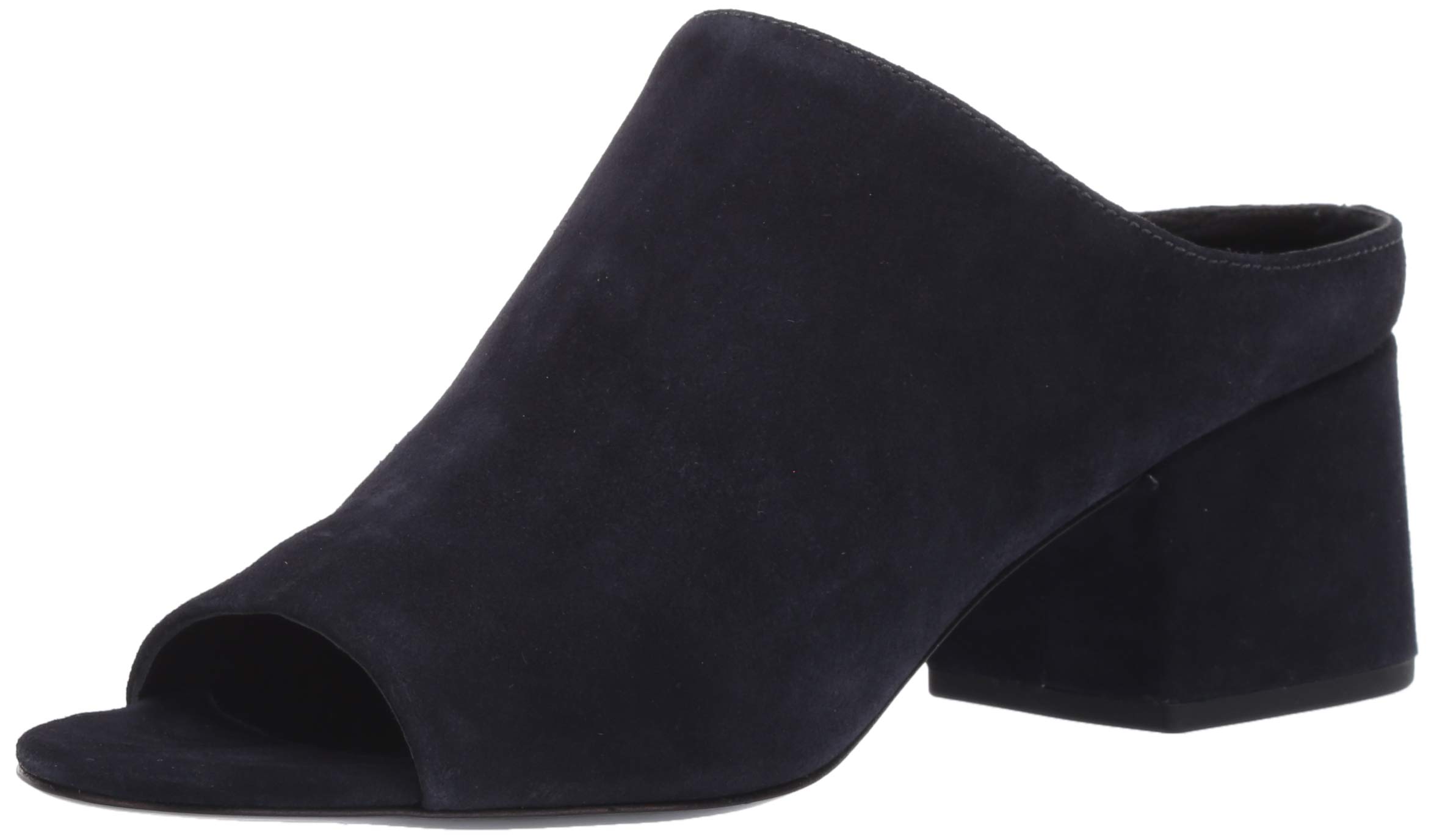 Women's Cube Open Toe Slip on Heeled Sandal