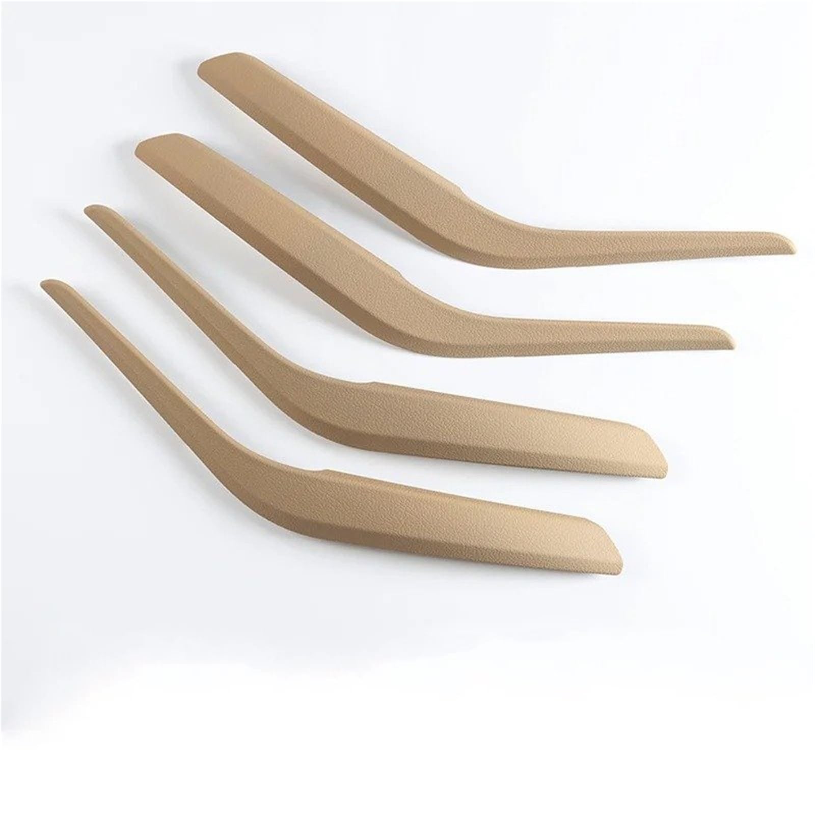 PLMNHSS Car Inner Handle for BMW for X1 E84 2010-2016 Car Interior Door Handle Armrest Outer Cover Panel Trim Replacement(Beige 4pcs)