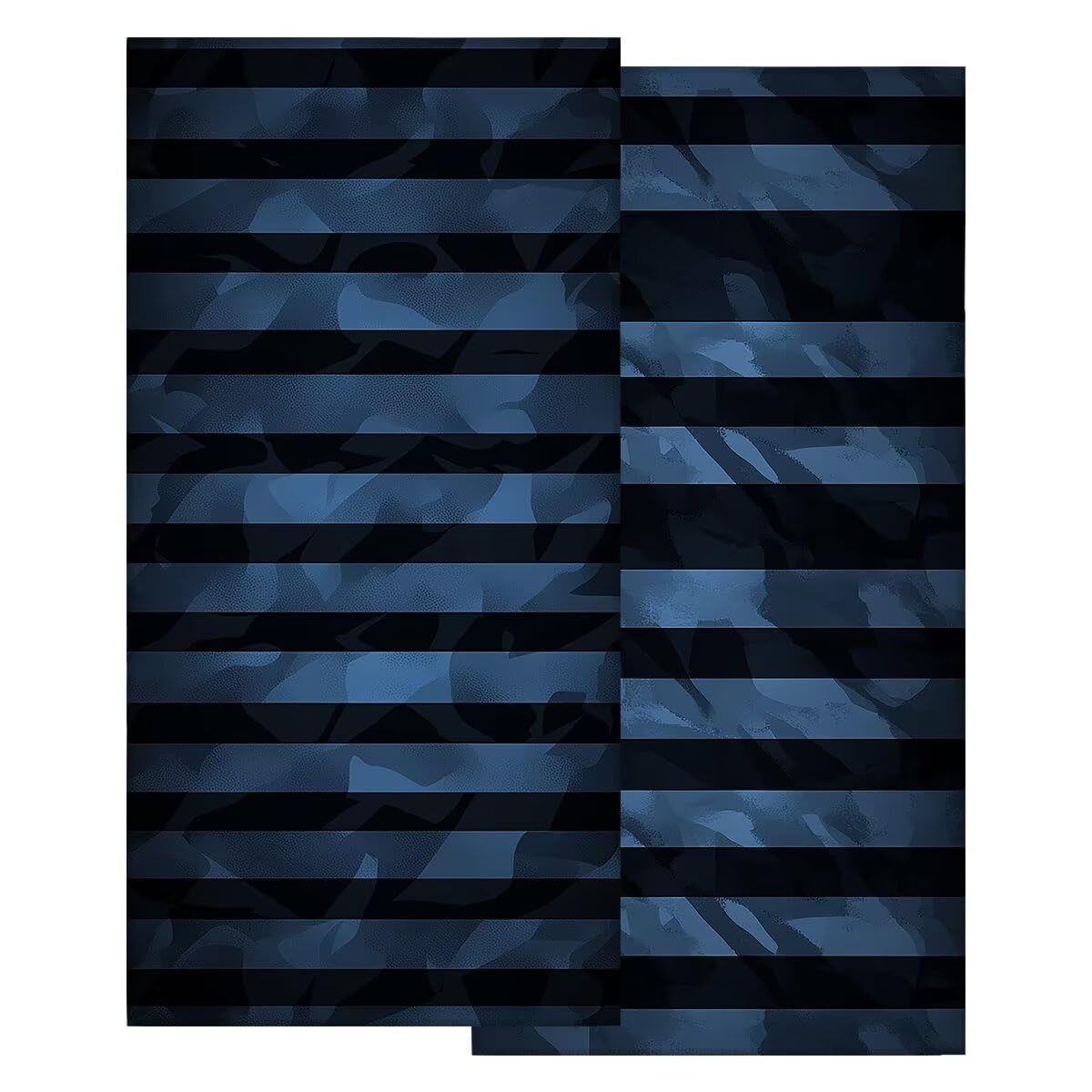 Ręcznik plażowy z mikrofibry, 100 x 220 cm, 2 szt., szybkoschnący, bez piasku, akcesoria świąteczne, lekkie, bardzo duże ręczniki kąpielowe dla dorosłych, prezenty (w paski) -5057