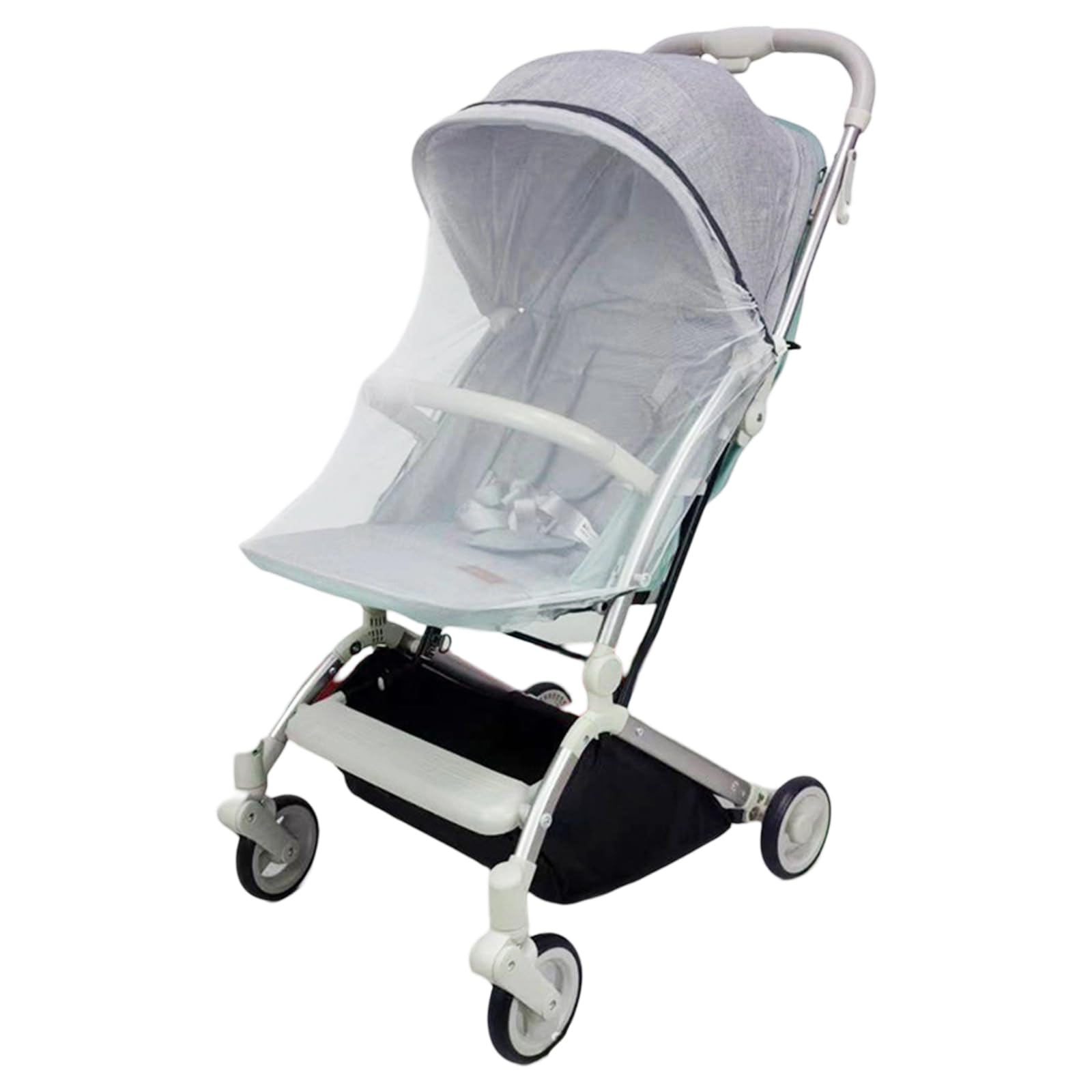Xjdzineq Strollers Net Breathable Full Coverage Baby Net for Baby Carriers Pushchair Pram Pushchair Canopy Breathable Strollers Netting