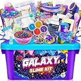 Hapikids Slime para Niñas, Regalo Niña 6 7 8 9 10 11 12 Años Galaxy Slime para Niños Juguetes Niños 6-12 Años Slime Kit Regalos Cumpleaños Manualidades Niños Slime Fluffy