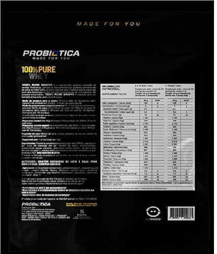Whey Probiótica 100% Pure Refil 900g Iogurte com Morango