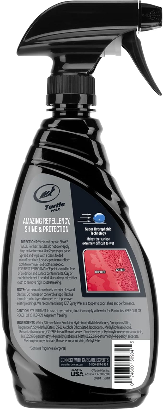 Turtle Wax ICE Seal N Shine Cera Spray 16 oz miniatura 2