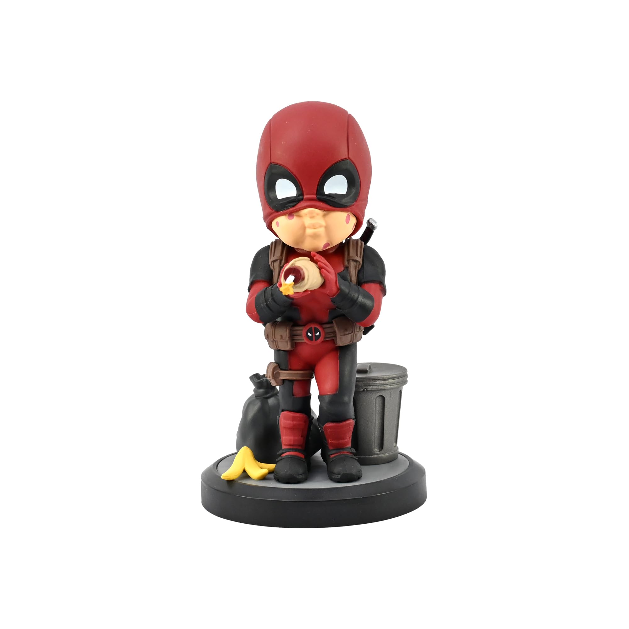 YuMe Deadpool Chimichangas Time, 4.5" Mini Figure Collectible in Hero Window Box, Red