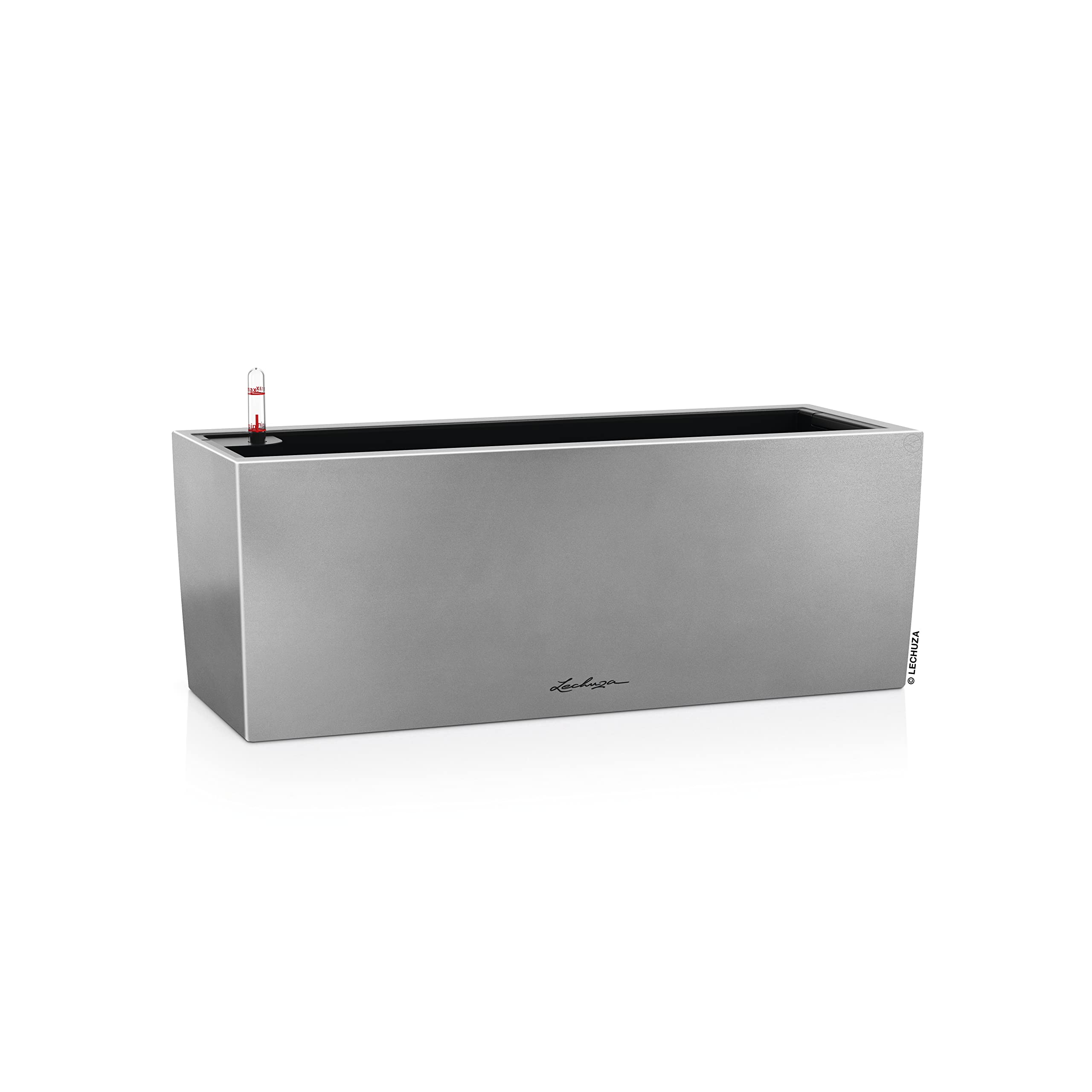 LECHUZA BALCONERA Steel 50 AIS - satin pearl grey — image 1