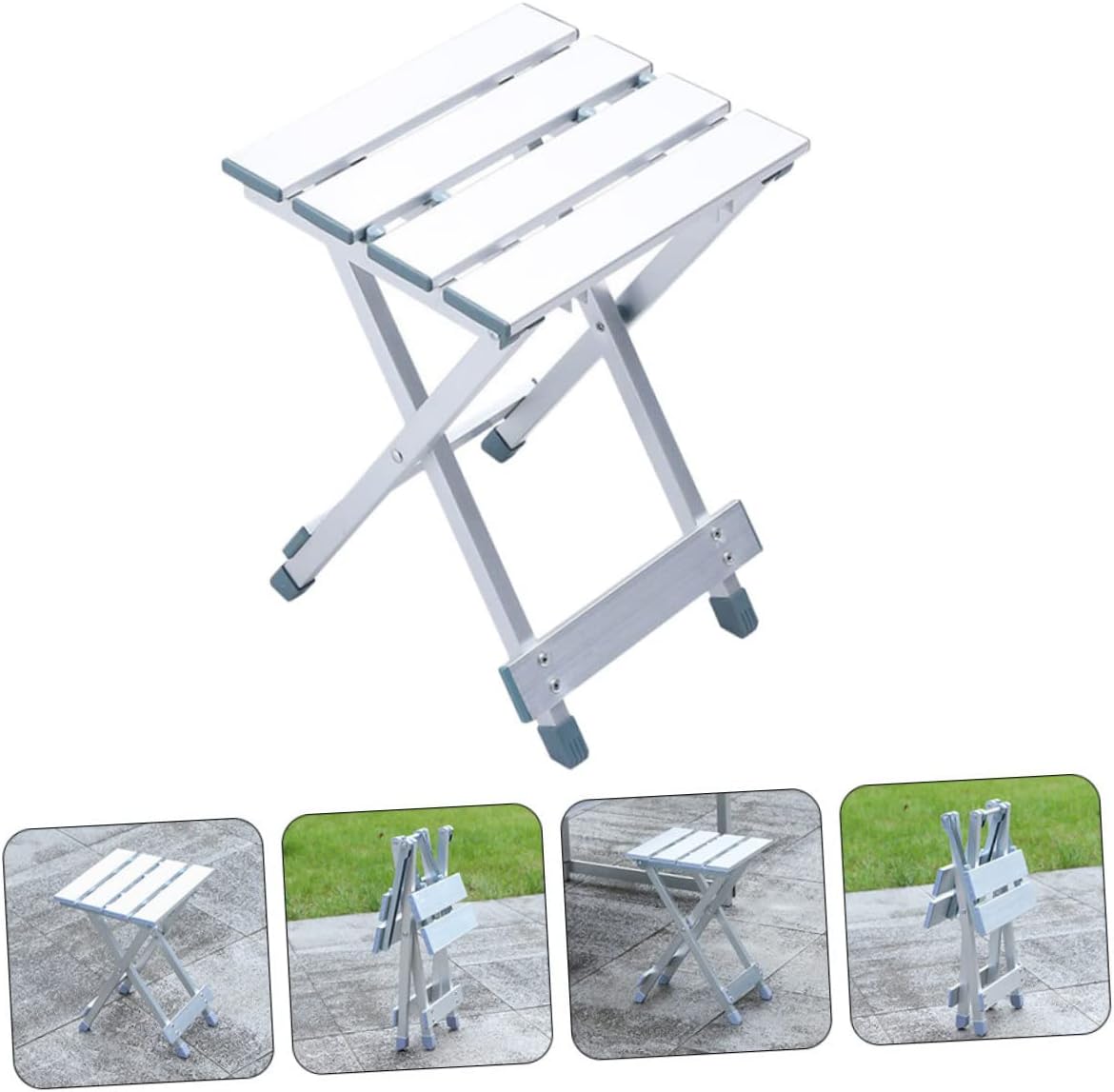 Folding Fishing Stool Aluminum Alloy Compact Camping Chair Perfect for Outdoor Activities