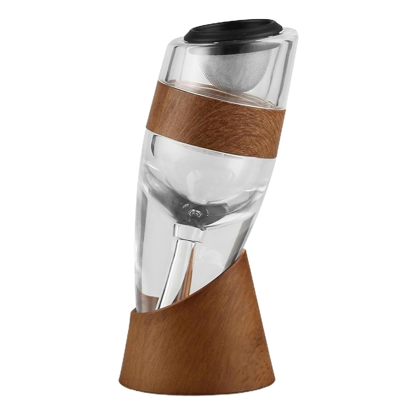 Decantador de Vino Tinto con Forma de Jarra, decantador de Vino Tinto con Copa Inclinada, decantador de Vino rápido, Jarra de Vino Decorativa para Festivales, Fiestas, Aniversarios.