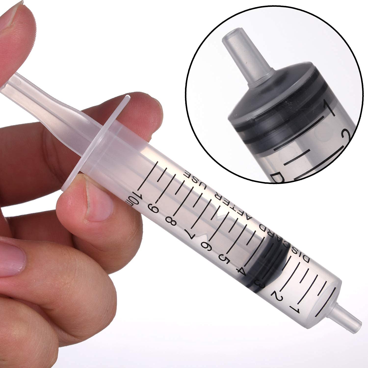 30 Pack plastic Syringes (10 ML, 5 ML), Large Plastic Garden Industrial