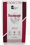 Edi Gourmet Spice Ground Sumac 4oz/113g, Tangy Middle Eastern Spice | Lemony, tangy sumac powder for fattoush, hummus, salads & grilled meats. No salt, no citric acid. Vegan, gluten-free.