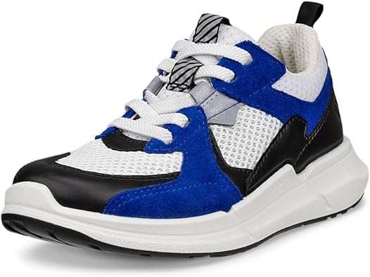 ECCO Kids Biom 2.2 Sport Cross Trainer Sneaker, Black/Virtual/White, 1