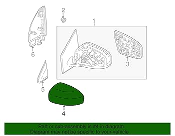 Amazon.com: 2009-2013 Nissan Murano Sideview Mirror Cover