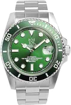 HYAKUICHI 101 ヒャクイチ 自動巻き ダイバーズウォッチ グリーン 616b5ENDfCL._AC_AC_SY350_QL30_.jpg