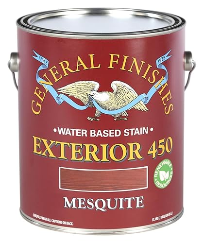 General Finishes Exterior 450 Water Based Wood Stain, 1 Gallon,