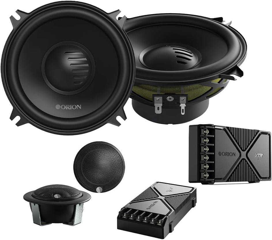 ORION XTR Series XTR65.3 3-Way Coaxial Car Audio System - 6.5” Speakers, Full Range, Enhanced Bass, 400W, 4 Ohms, Easy Installation, Polypropylene Cone W/Butyl Rubber Surround (Pair)