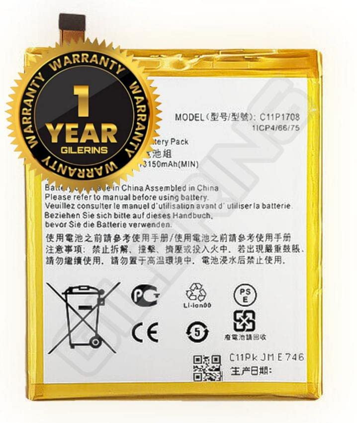 Image of Original C11P1708 Battery for Asus Zenfone 5 5Z ZE620KL Zenfone 5Z / ZE620KL X00QD ZS620KL Z01RD Battery with 1 Year Warranty ***(K000291)