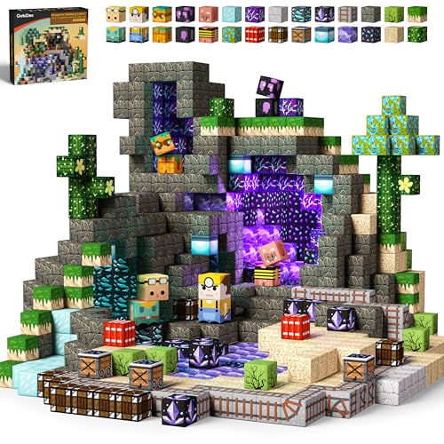 GobiDex Magnetische Bausteine Blöcke 100 Stück, MagWonder Bauen Sie mit...