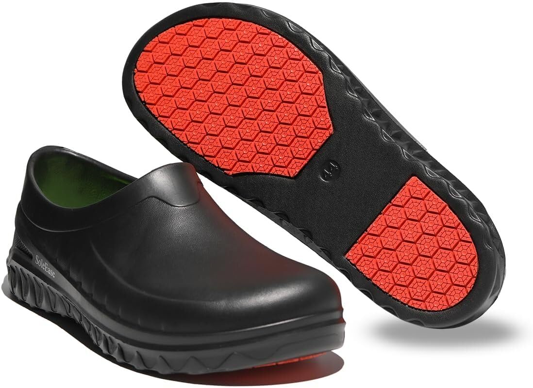 Men & Women Chef Shoes Anti Oil Splash/Slip Resistant/Waterproof Garden Shoes for Kitchens Nursing Working - Image 5