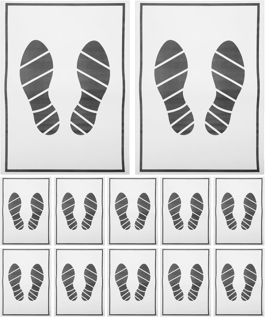25pcs Car Paper Floor Mats, Disposable Automotive Floor Pads Portable Car Carpet Paper Foot Mats for Protection Auto Vehicles