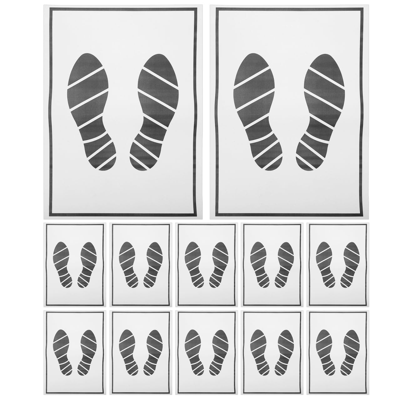 25pcs Car Paper Floor Mats Disposable Automotive Floor Pads Portable Car Carpet Paper Foot Mats for Protection Auto