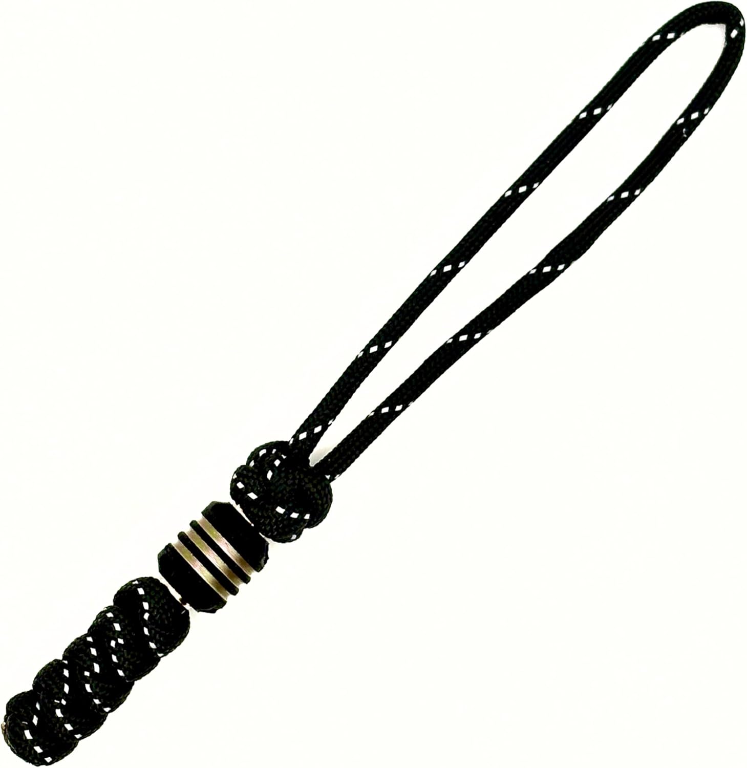 Gold Series Carbon Fiber Bead Pack - Gray, Black and Blue Jean Color Carbon Fiber EDC Beads for Zipper pulls, Knives and Flashlight Lanyards