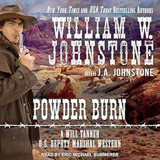 Powder Burn Audiolibro Por William W. Johnstone, J. A. Johnstone arte de portada