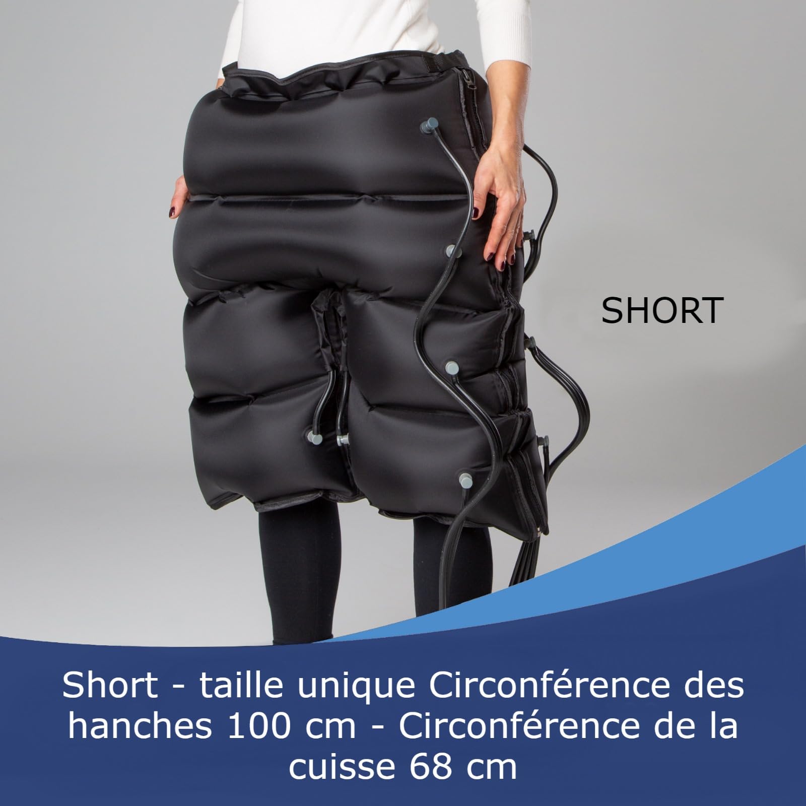 DOUDINGMAO Ceinture Abdominale Dinamicamed PRO 4.0 - Compatible Pressothérapie 4 Chambres