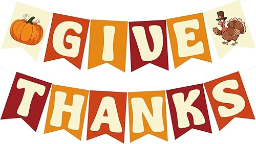 Cartel de Acción de Gracias, cartel de agradecimiento preencordado, decoración colgante de Acción de Gracias con calabaza pavo, pancartas de otoño