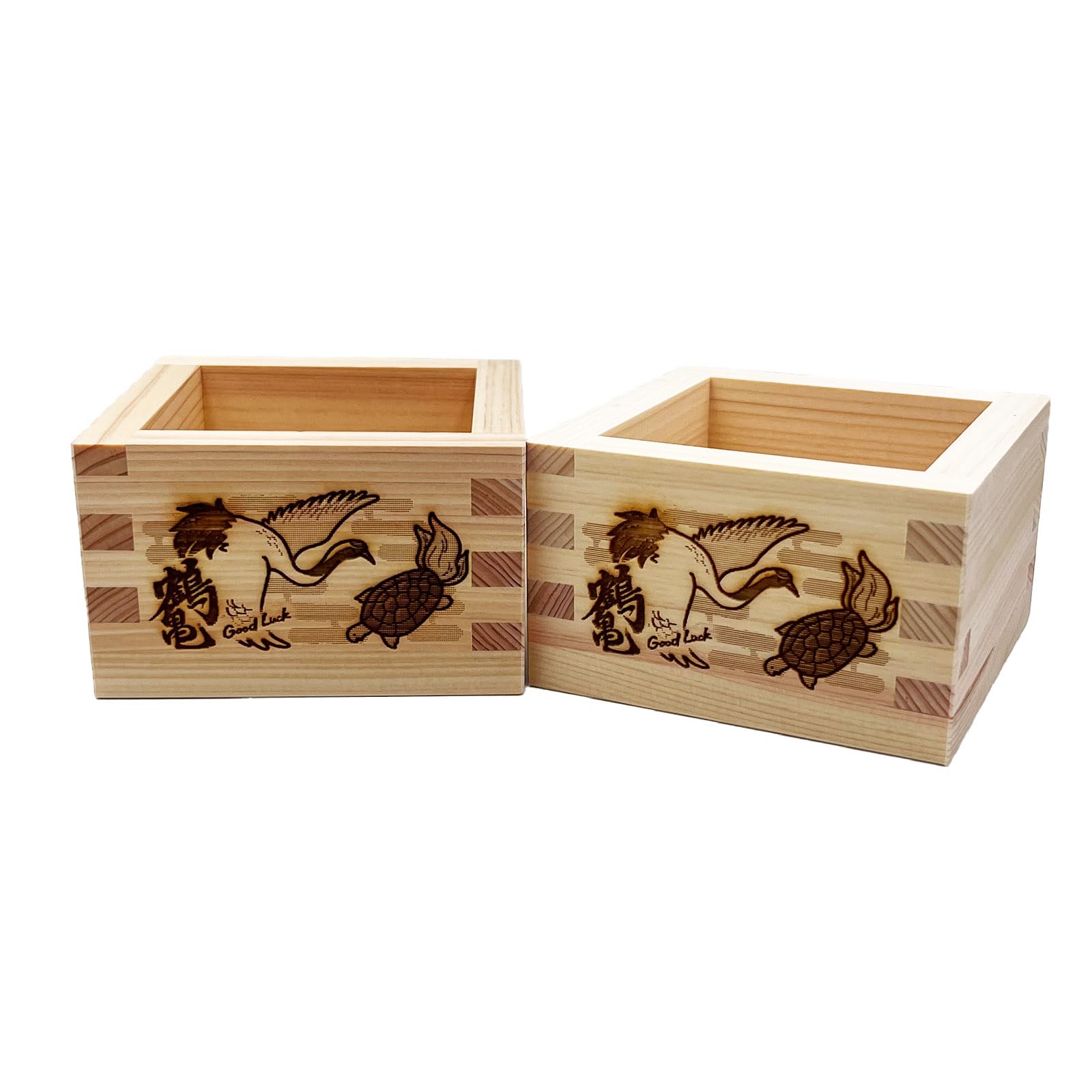 小物 shishikui square eye brown Amazon.com: TOKYO ART Japanese Wooden Sake Masu Cups (Set of 2